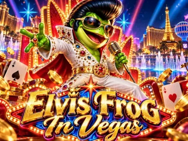 Elvis Frog in Vegas at Casiny